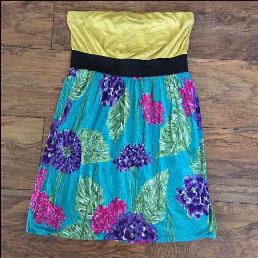 Women's tube top dress, size: Small