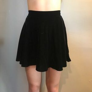 Nordstrom Lush Velvet Circle Skirt