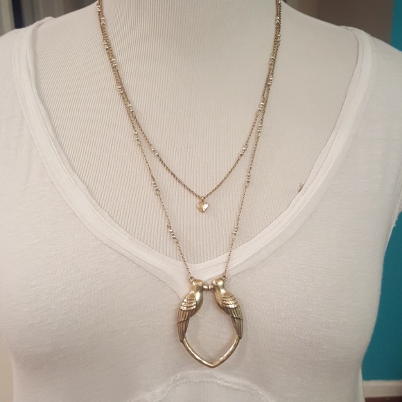 Lucky Brand Jewelry - Lucky Brand Kissing Bird Necklace