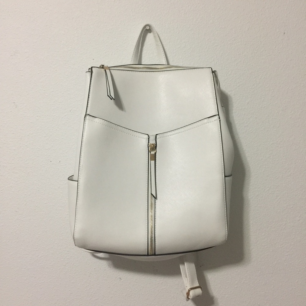 White backpack