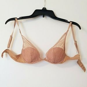 Calvin Klein 34A nude lacy bra