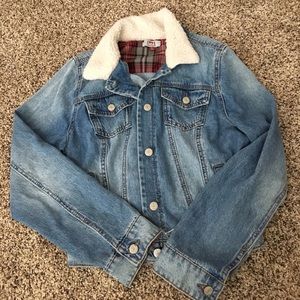 A large jean jacket from Lei.