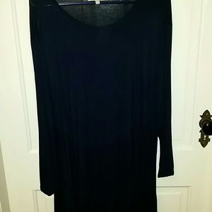tunic, light weight dark navy blue