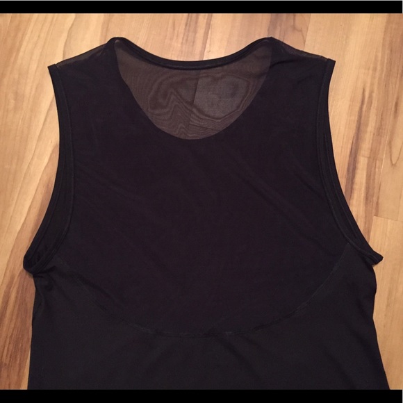 Athleta Black Top With Mesh, size small - Picture 4 of 4
