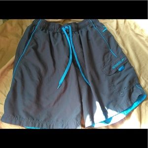 Mens Speedo Mesh Lined Swim Trunks