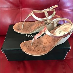 Ralph Lauren wedge sandals