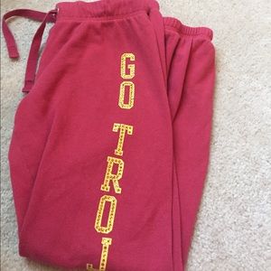 Victoria's Secret USC Trojan sweatpants