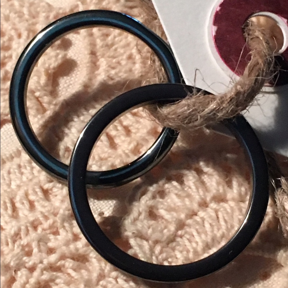 🖤 Black Hematite Ring Set 🖤