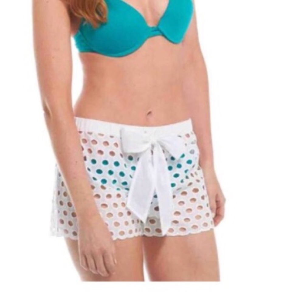 Mud Pie eyelet swim cover shorts - Picture 6 of 6