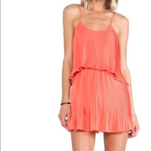 Lovers + Friends coral dress