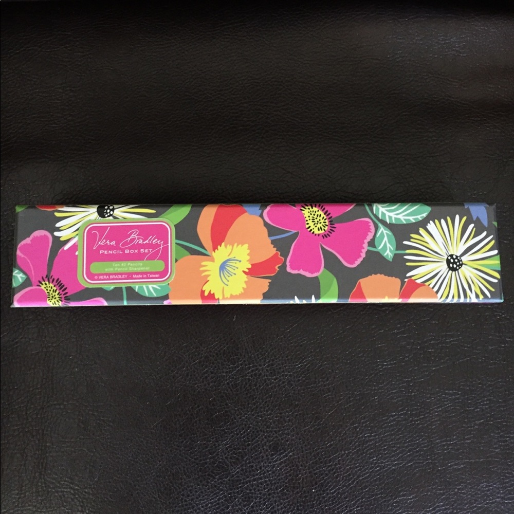 Brand New Vera Bradley Pencil Box Set