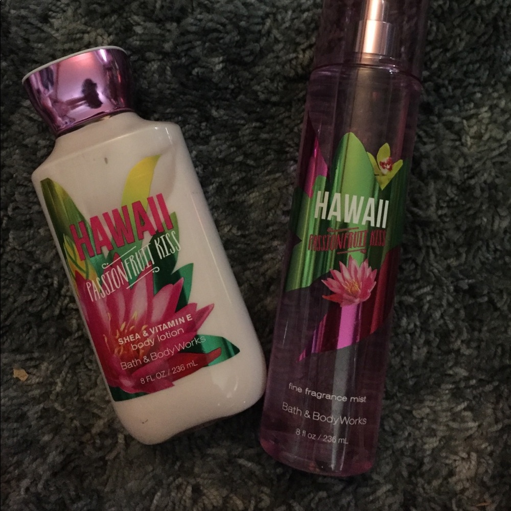 Bath and Bodyworks Hawaii Passion Kiss Bundle