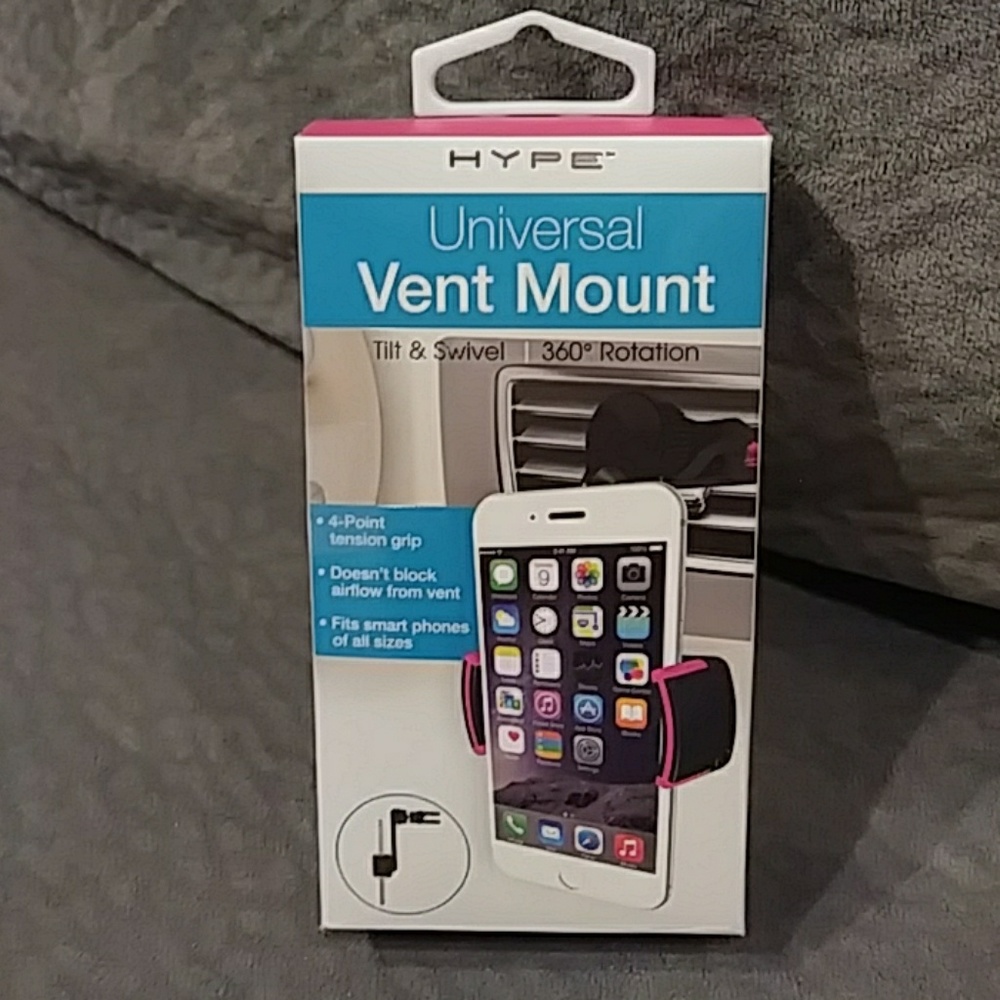 "HYPE" UNIVERSAL VENT MOUNT PHONE HOLDER