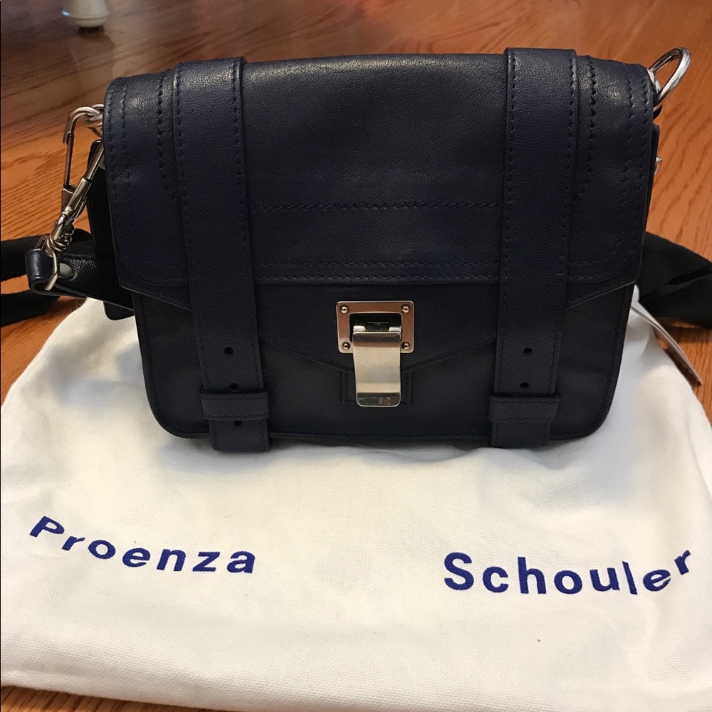 Proenza Schouler PS1 Mini cross body Indigo
