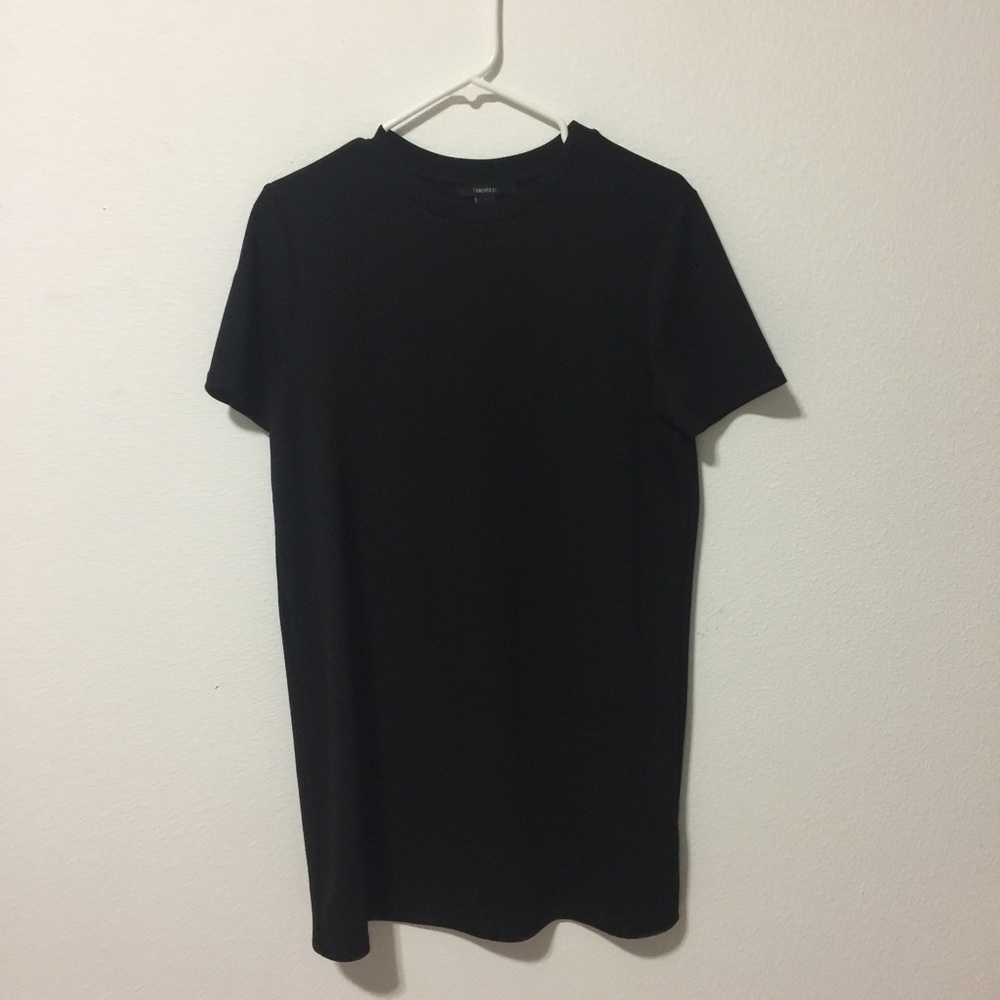 Forever 21 black tshirt dress