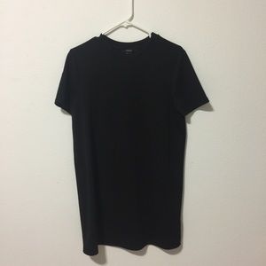 Forever 21 black tshirt dress