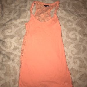 AE lace back tank