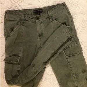 Banana Republic Olive Skinny Cargo Pants Size 2