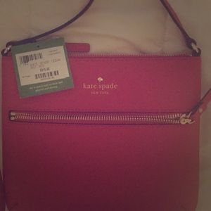 A Brand new red leather Kate Spade shoulder purse!