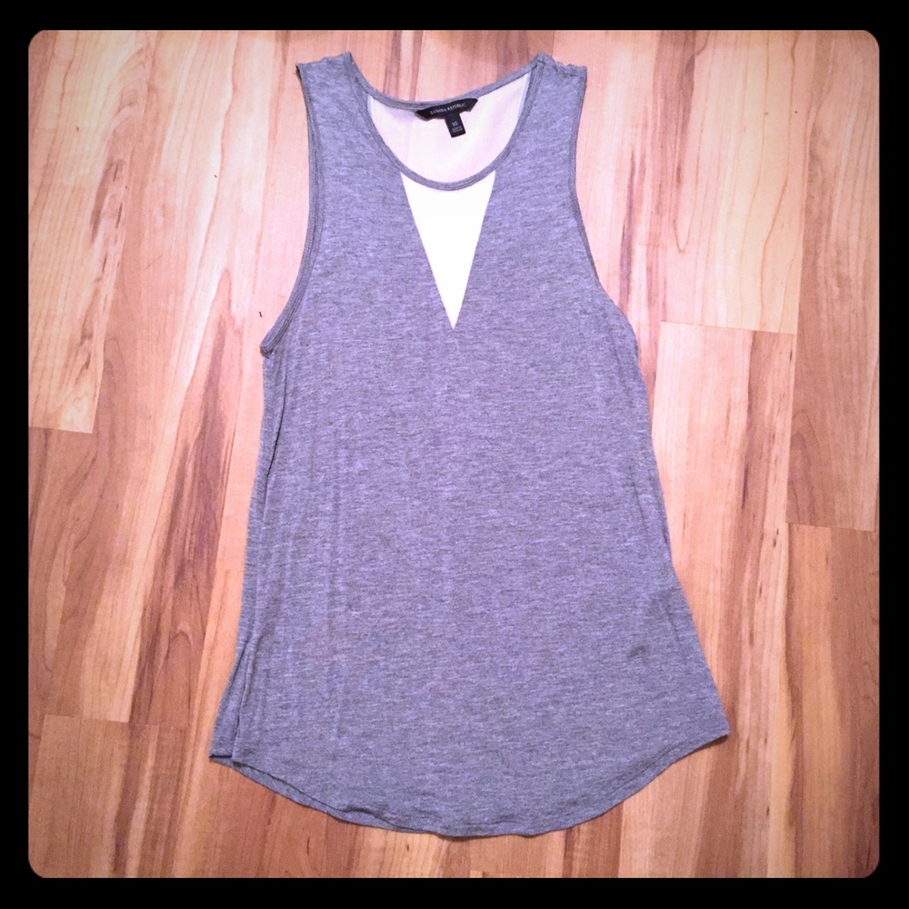 Banana Republic Tank With Mesh