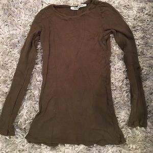 Michael Stars waffle shirt