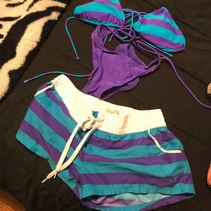 Blue and Purple 3 Piece !