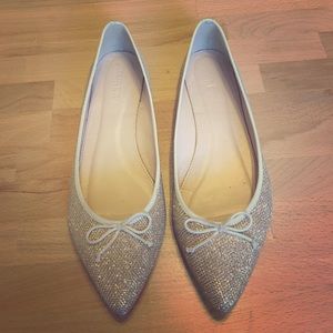 J.Crew Gold Flats