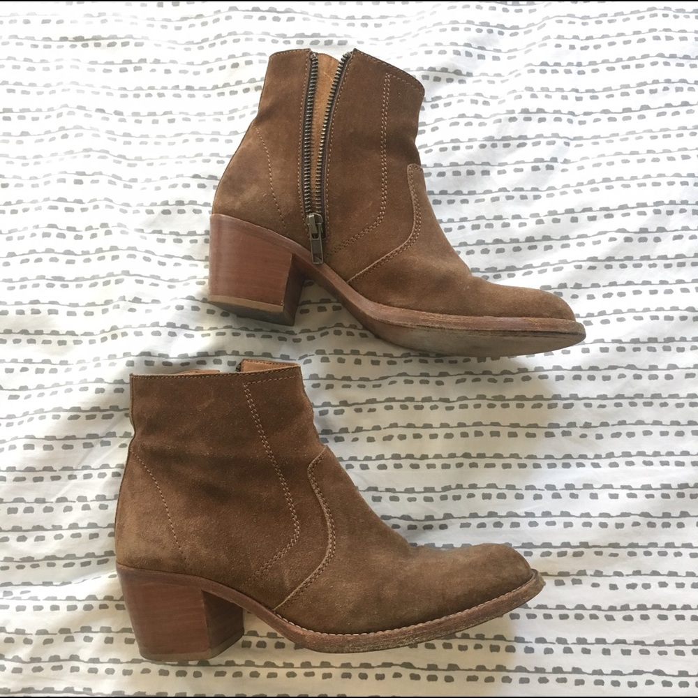 A.P.C. Suede Ankle boots