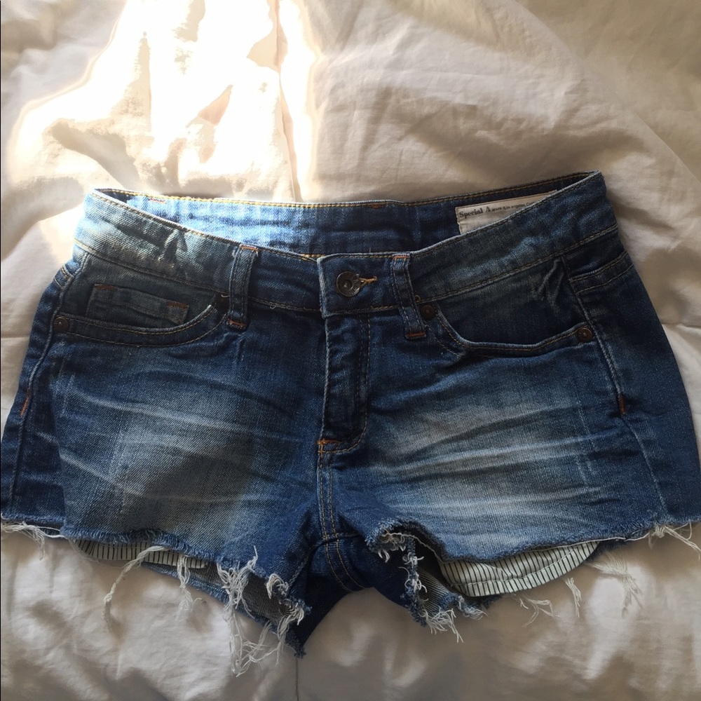 Denim shorts