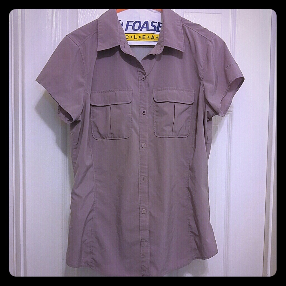 Columbia Sportswear women's Med Camp shirt Mauve