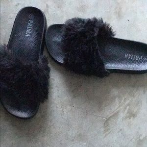 Fuzzy slippers