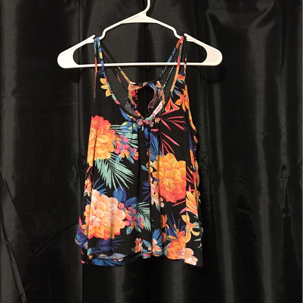 Multicolor patterned tank top size Small