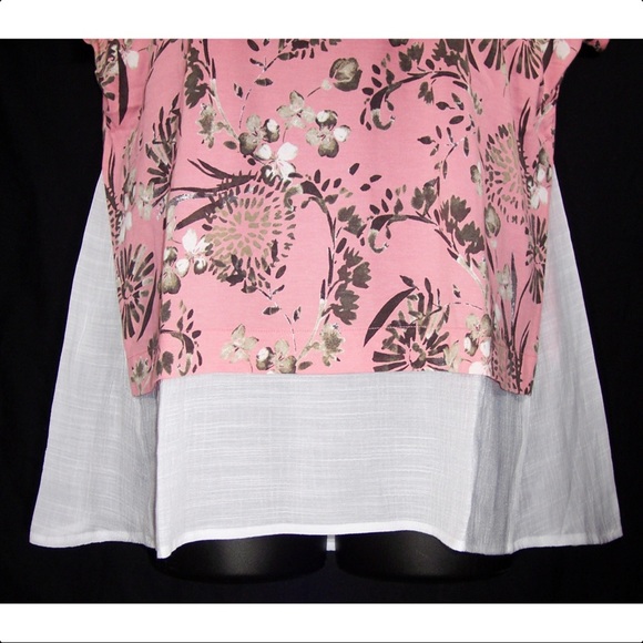 NEW St. John's Bay 1X Short Sleeve Top - Picture 3 of 8