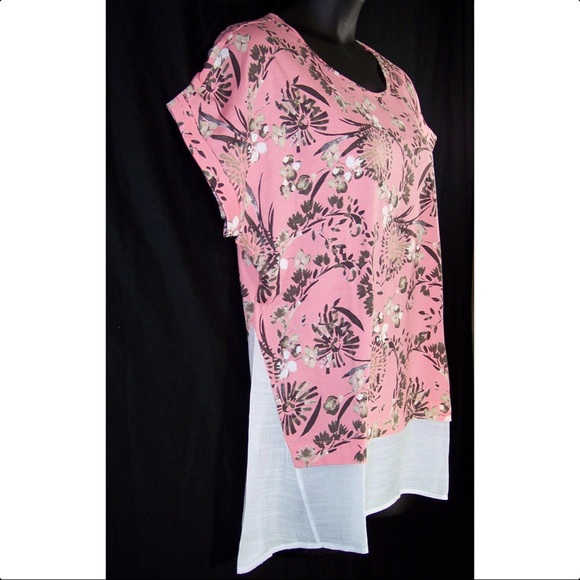 NEW St. John's Bay 1X Short Sleeve Top - Picture 4 of 8