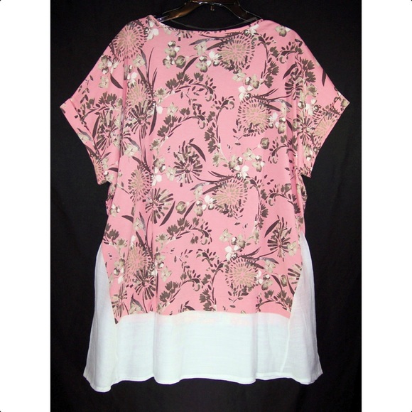 NEW St. John's Bay 1X Short Sleeve Top - Picture 6 of 8