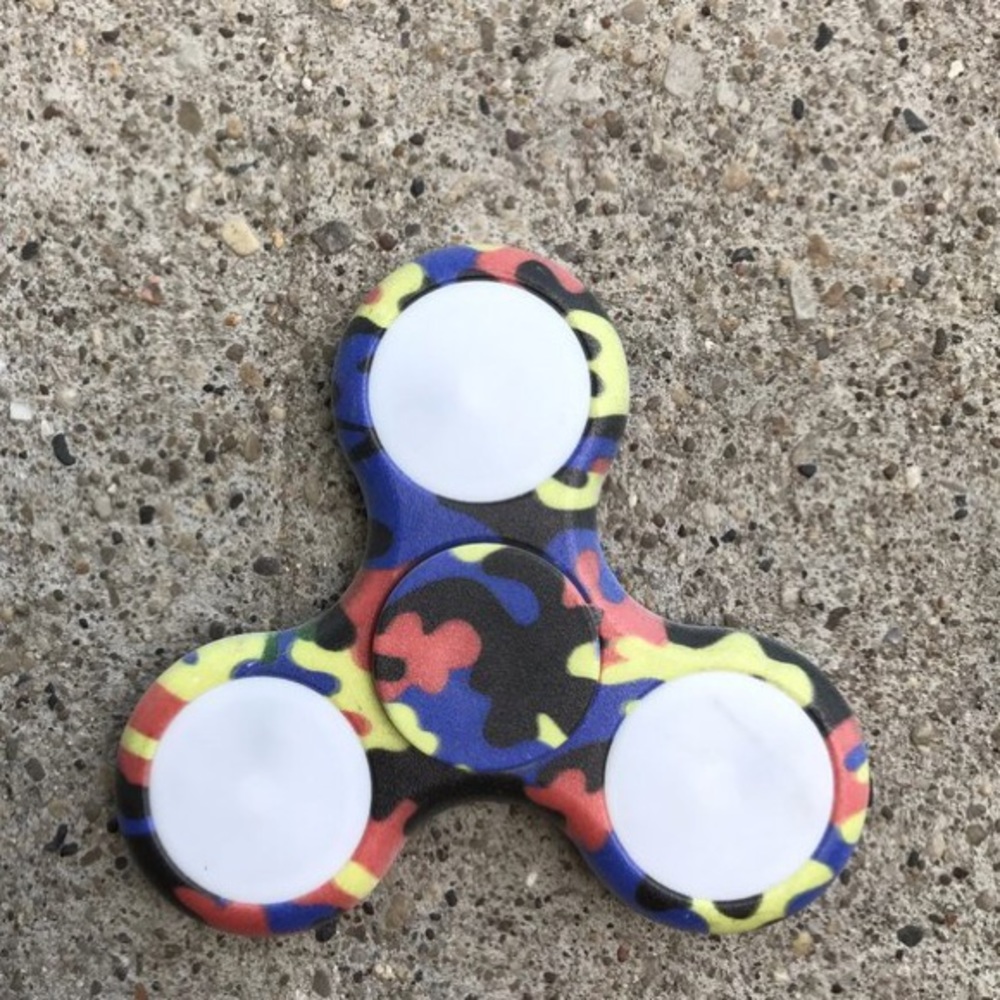 FIDGET SPINNERS LED CAMOUFLAGE THREE PIECES - Picture 6 of 6