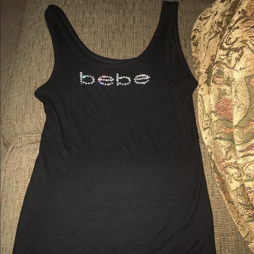 Authentic Bebe black tank top‼️‼️