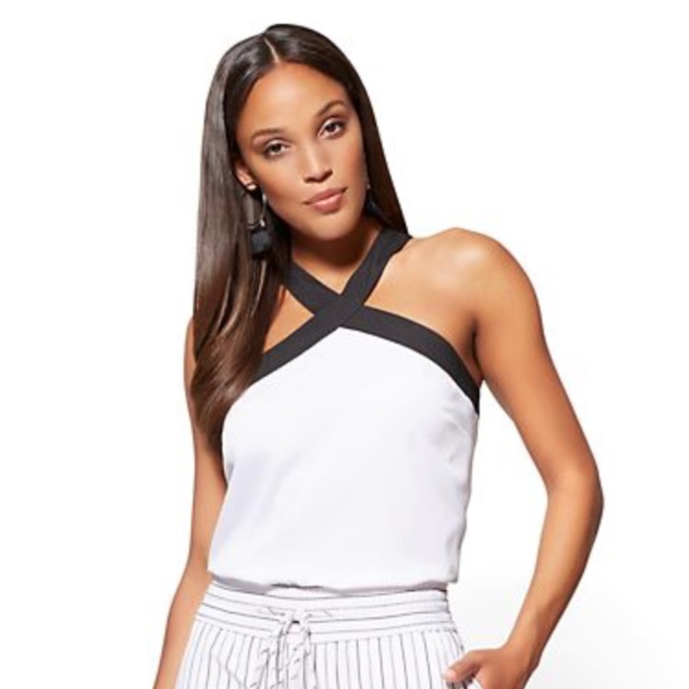 7th Avenue NY&C Halter Blouse - XS