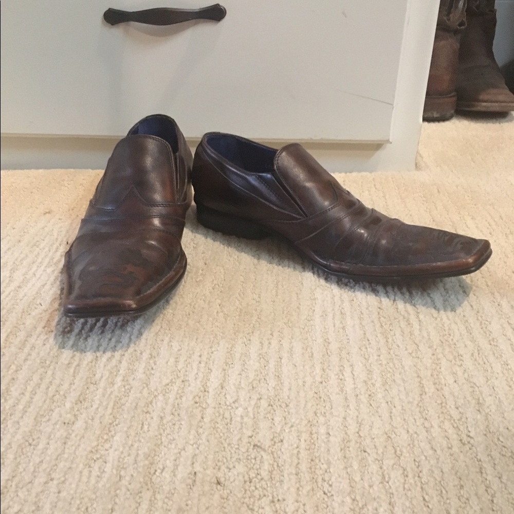 Mark Nason Italian Leather Dragon Rock Lives