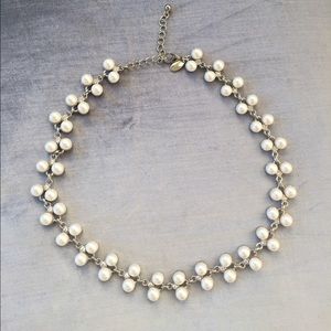 Ann Taylor faux pearl and jewel necklace
