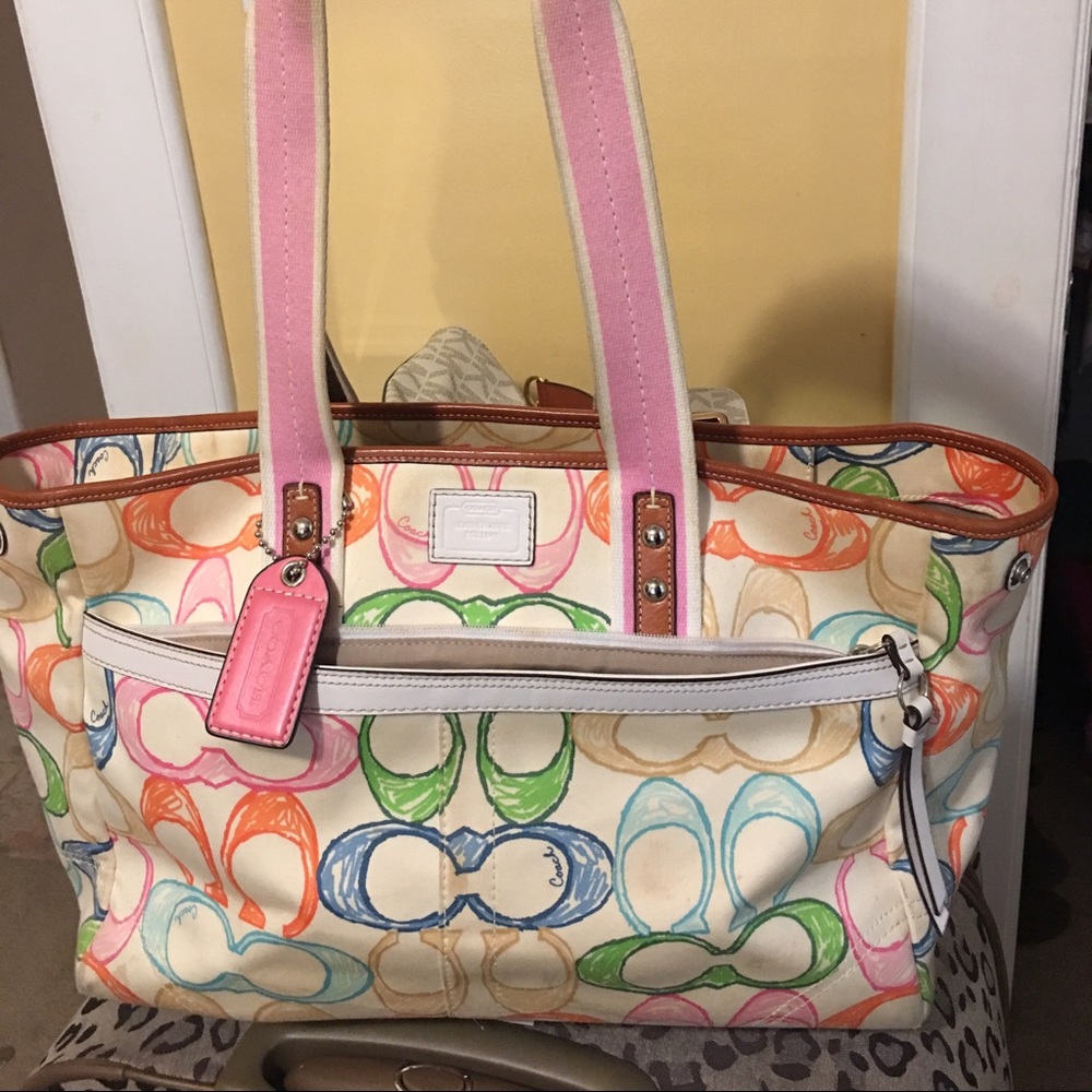 Coach diaper bag