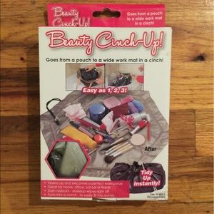 Brand new beauty cinch up bag