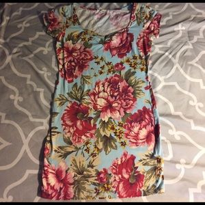 Fitted Floral Dress