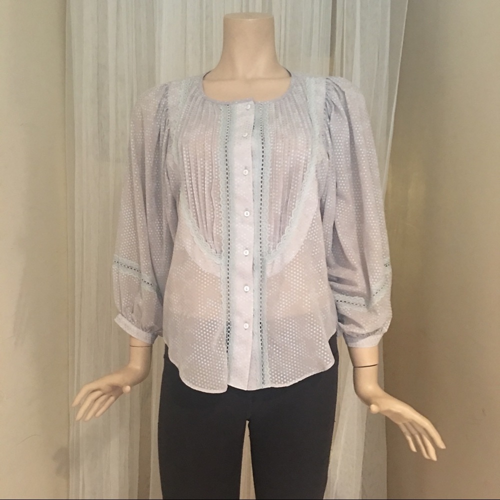 Romantic chiffon top