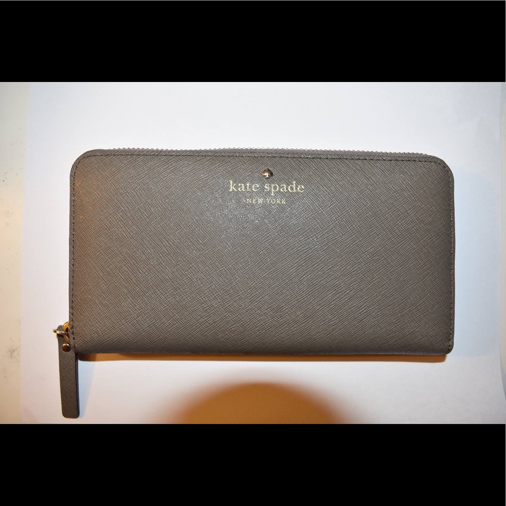 Kate Spade Lightly-Used Grey Wallet
