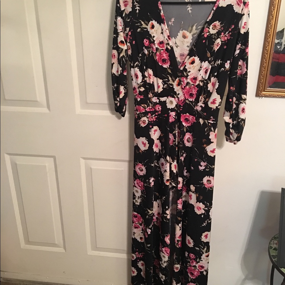 Floral romper dress