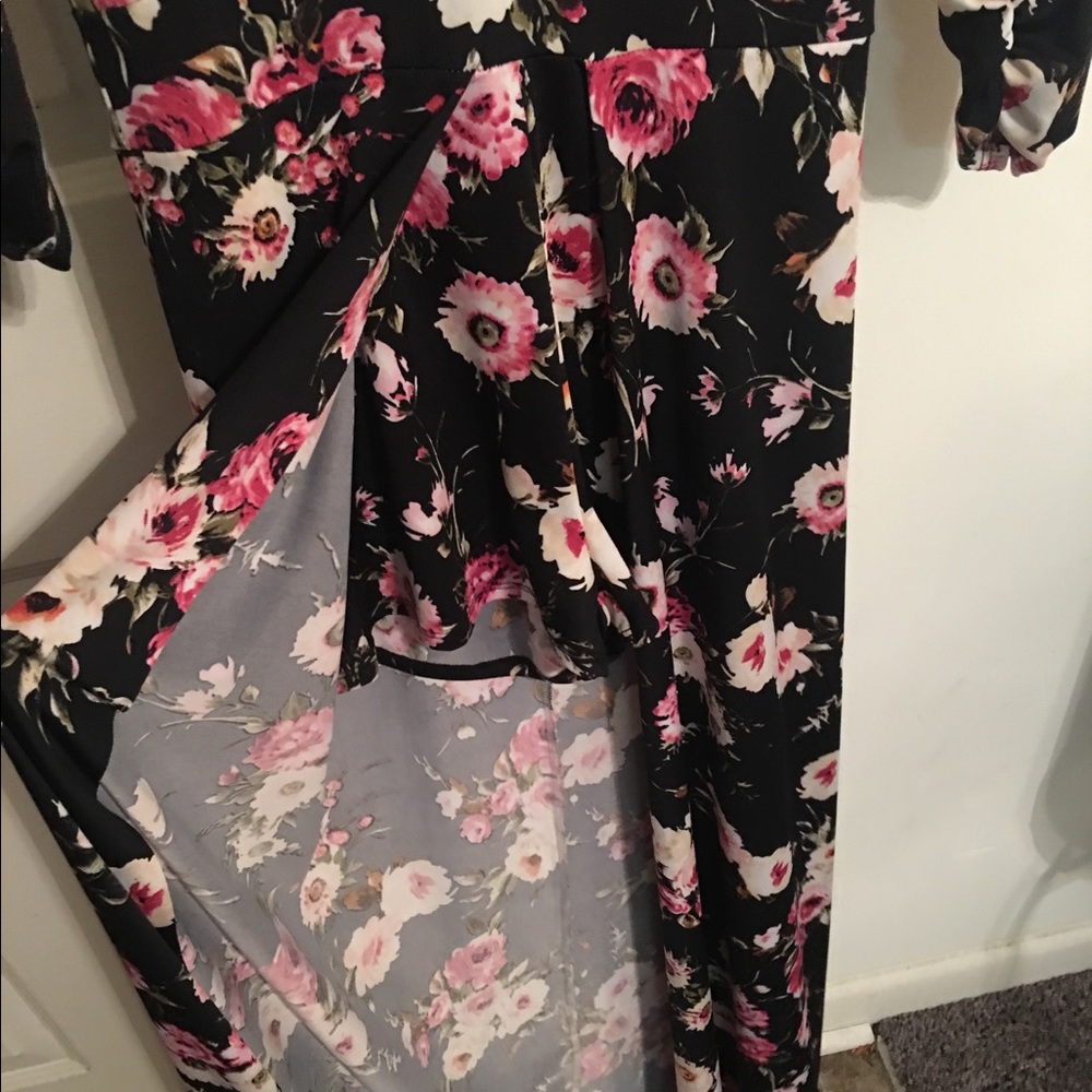Floral romper dress - Picture 2 of 3