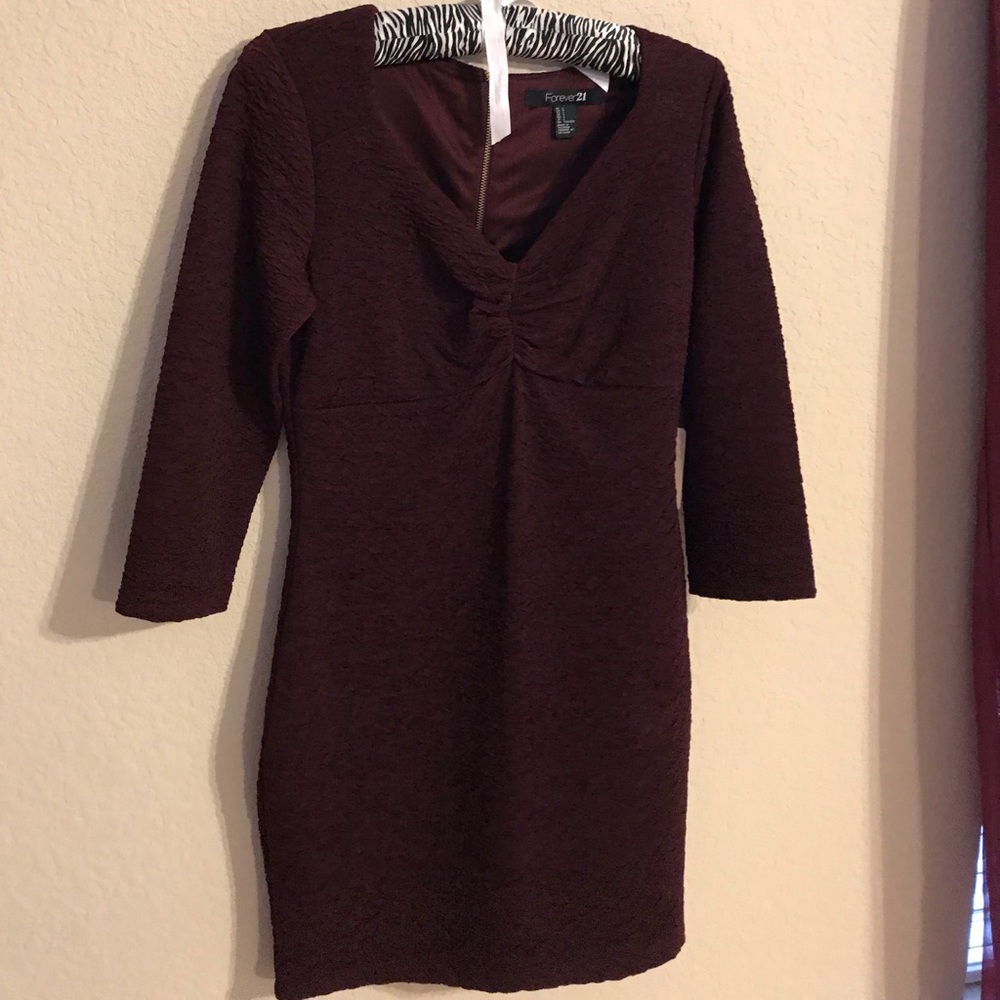 Merlot Body Con Dress