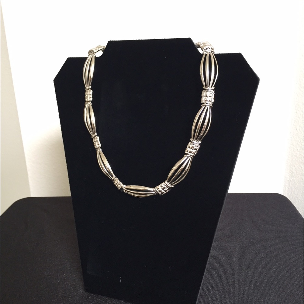 Vintage Monet Silver Tone Necklace