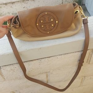Tan Mini Tory Burch bag